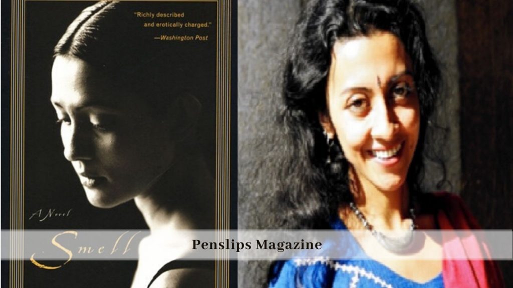 Cover photo of Smell by Rhadika Jha on the left and Author's pic on the right